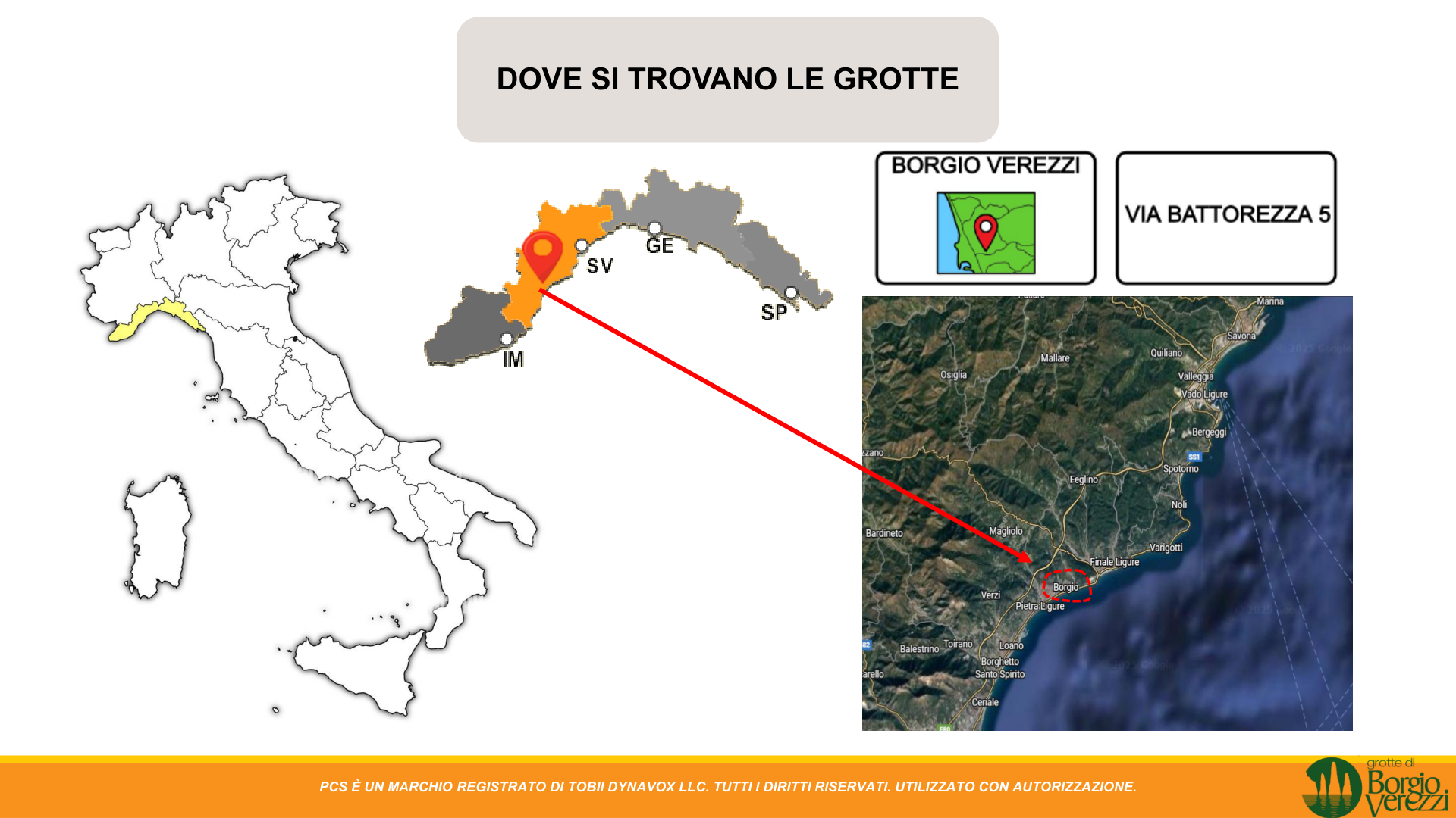 Dove si trovano le grotte – mappa Italia e Liguria